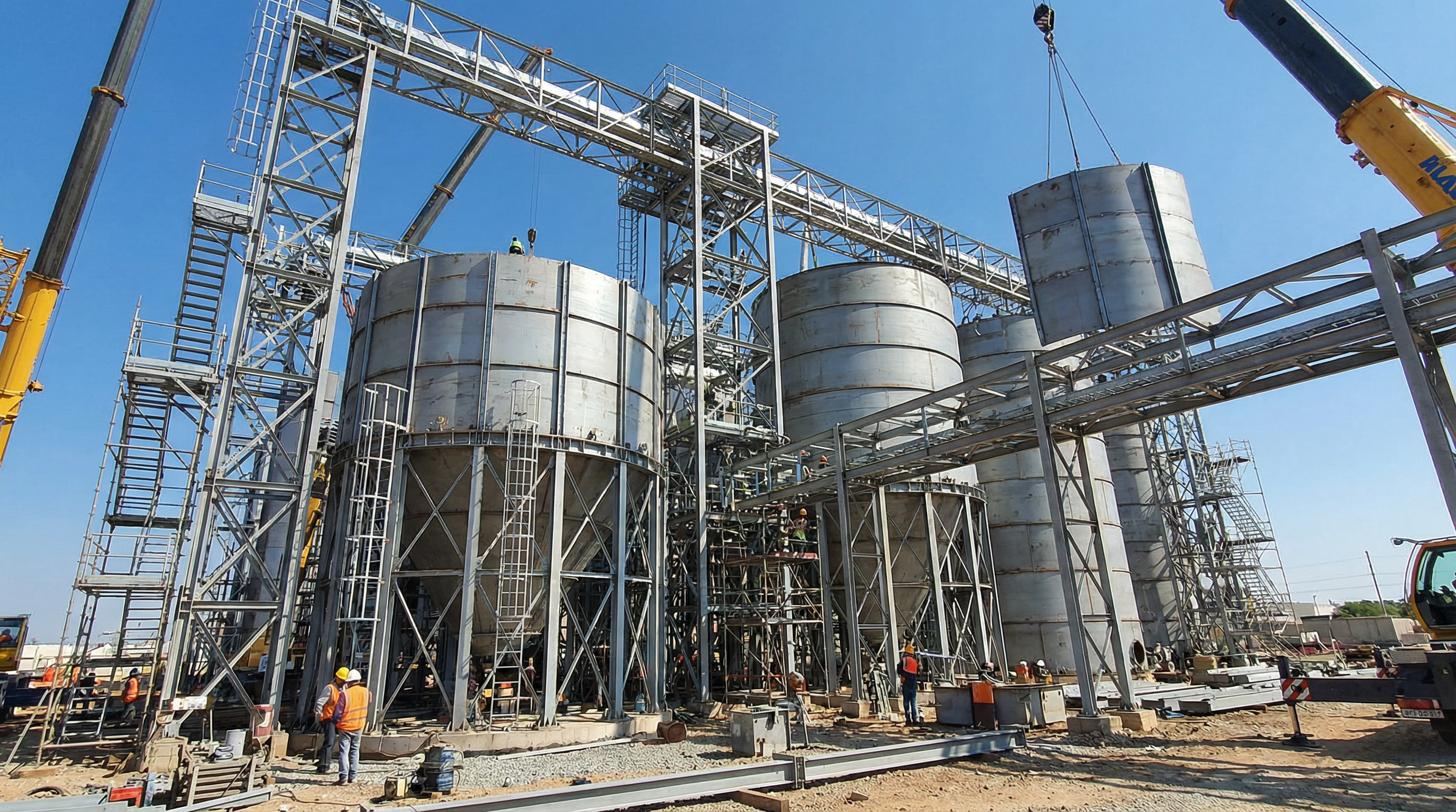 Instalação de Silos Industriais