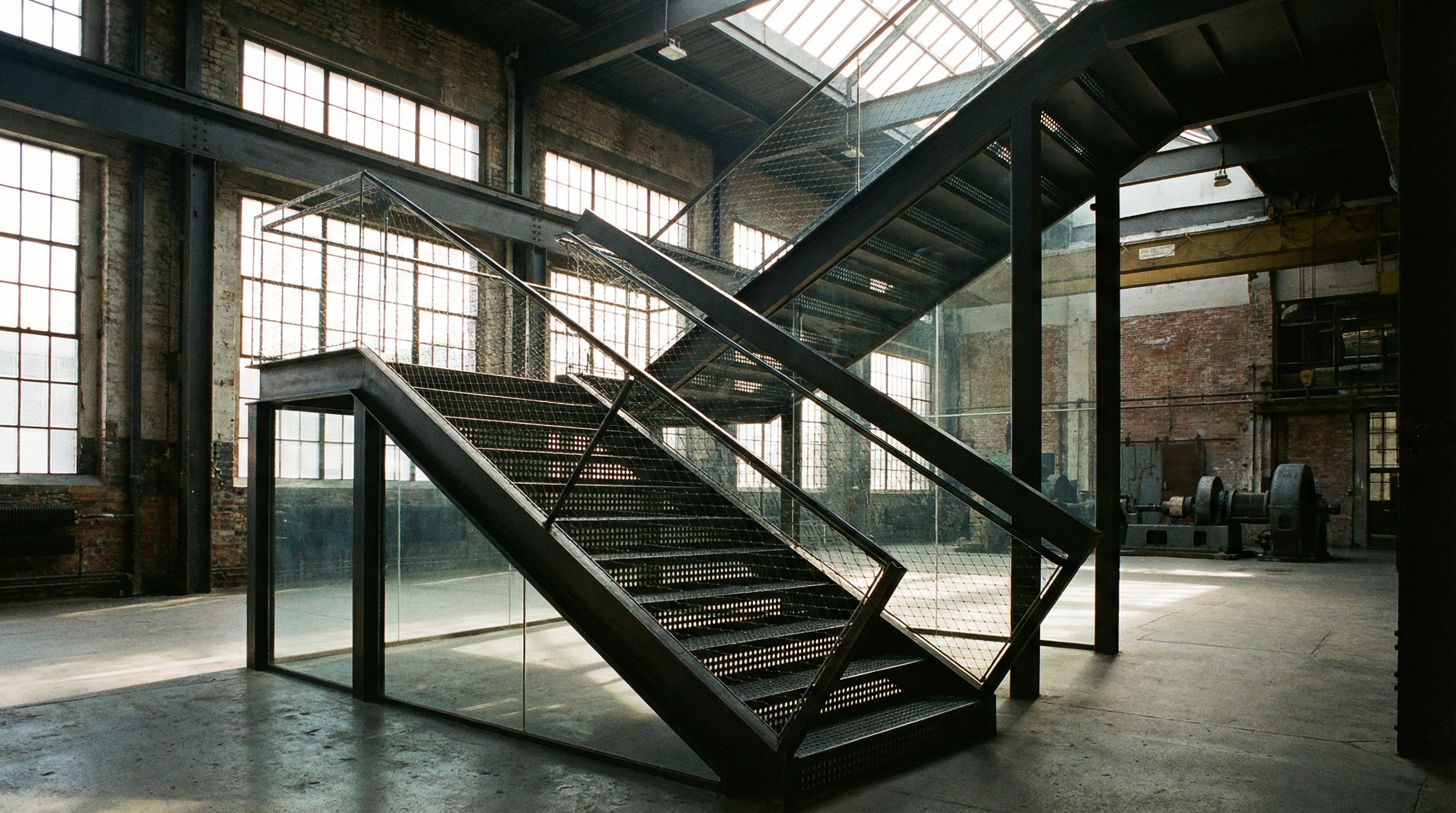 Escadaria Metálica Arquitetónica